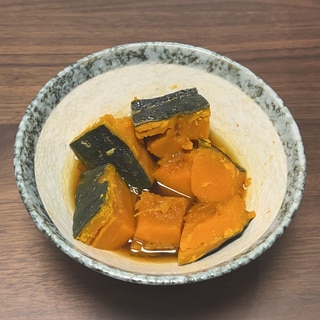 レンジで簡単かぼちゃの煮物